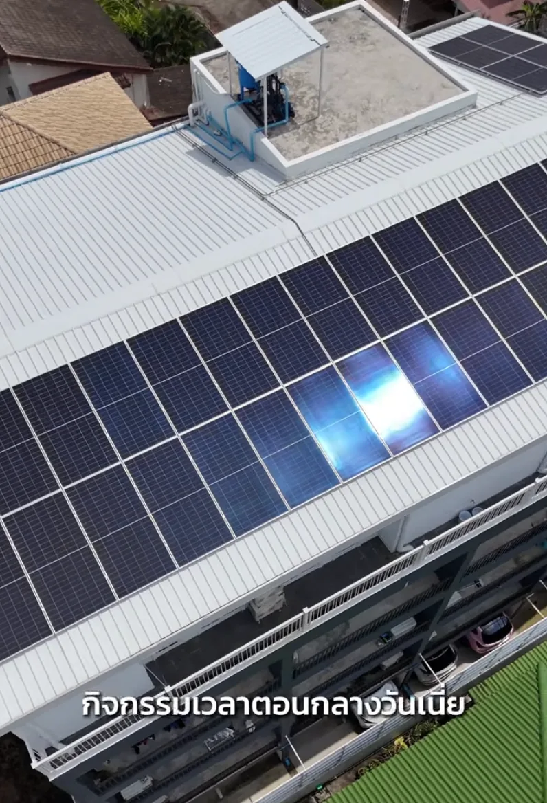 ตัวอย่างงานติดตั้ง Solar Rooftop บนอาคารในกรุงเทพฯ